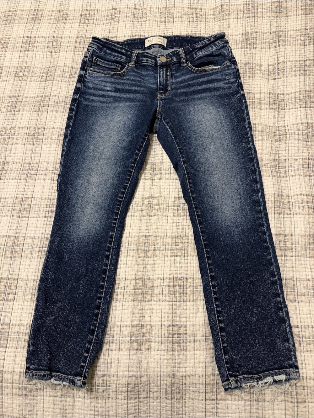 BKE size 28 Stella slim fit low-rise blue jeans